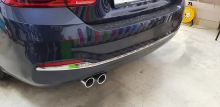 BMW F32 4시리즈그란쿠페 크롬몰딩랩핑[#수원랩핑#동탄랩핑#진팩토리#화성랩핑#BMW크롬몰딩#크롬몰딩랩핑#4시리즈크롬랩핑] / 화성 동탄