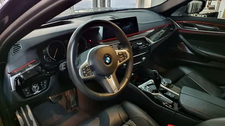 BMW G30 5시리즈 실내카본랩핑+크롬몰딩랩핑[#수원랩핑#동탄랩핑#오산랩핑#진팩토리#BMWG30#BMW실내랩핑#실내카본랩핑] / 화성 동탄