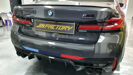 BMW M5 M포인트데칼[#화성랩핑#동탄랩핑#수원랩핑#진팩토리#BMWM5#F90M5#M퍼포먼스데칼] / 화성 남여울