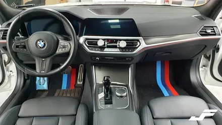 BMW G20/G21 웨건 실내카본랩핑[#화성랩핑#동탄랩핑#진팩토리#오산랩핑#3시리즈투어링#3시리즈실내랩핑#BMW실내카본랩핑#BMW랩핑#실내랩핑] / 화성 동탄