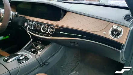 벤츠 S63 AMG 실내카본랩핑 [#화성랩핑#동탄랩핑#수원랩핑#진팩토리#벤츠랩핑#동탄벤츠#수원벤츠랩핑#벤츠실내랩핑#S클래스랩핑] / 화성 동탄