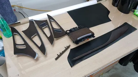 아우디A6 실내카본랩핑[수원랩핑+동탄랩핑+진팩토리+아우디A6+A6실내랩핑+아우디카본랩핑+A6카본랩핑+A6우드트림+A6실내랩핑] / 화성 동탄