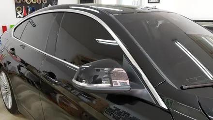 BMW 4시리즈 그란쿠페 크롬몰딩 랩핑[수원랩핑+동탄랩핑+진팩토리+화성랩핑+BMW크롬랩핑+BMW크롬죽이기+크롬몰딩랩핑+포인트랩핑] / 화성 동탄