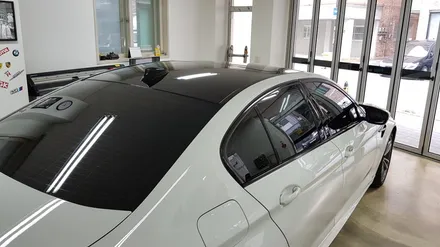 BMW G30 5시리즈 유리몰딩랩핑+루프스킨[#화성랩핑#동탄랩핑#진팩토리#수원랩핑#BMWG30#5시리즈#크롬죽이기#G30루프스킨] / 화성 동탄