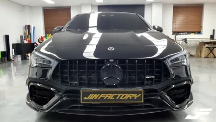 벤츠 CLA45S AMG 크롬딜리트+포인트랩핑[#화성랩핑#오산랩핑#수원랩핑#동탄랩핑#진팩토리#CLA45SAMG#벤츠크롬딜리트#벤츠포인트랩핑#CLA랩핑] / 화성 동탄