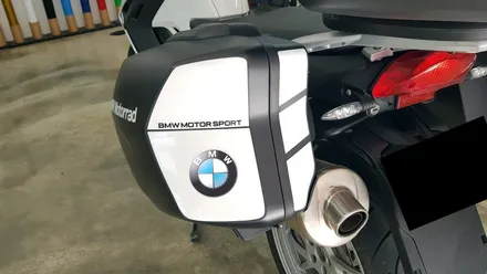 BMW F800-GT 사이드박스데칼[수원랩핑+동탄랩핑+진팩토리+BMWF800GT+바이크데칼+BMW바이크+사이드박스] / 화성 동탄