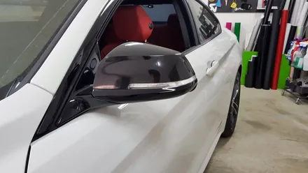 BMW 420i 라이트필름+사이드미러랩핑+그릴랩핑[수원랩핑+동탄랩핑+진팩토리+BMW420i랩핑+4시리즈랩핑+4시리즈그릴랩핑+4시리즈사이드미러] / 화성 동탄