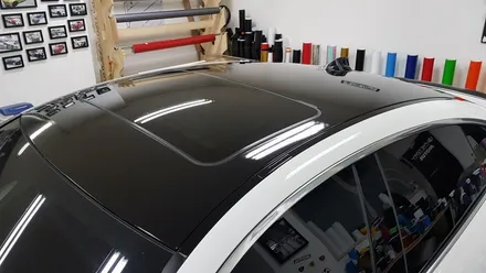 BMW 420D그란쿠페 루프스킨+그릴보강바랩핑[수원랩핑+동탄랩핑+진팩토리+BMW4시리즈+F32루프스킨+BMW루프스킨+320D루프스킨] / 화성 동탄