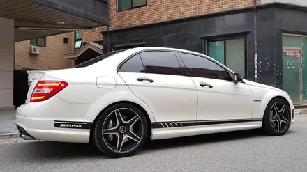 벤츠 C63AMG 사이드데칼[#화성랩핑#동탄랩핑#진팩토리#수원랩핑#벤츠데칼#C63AMG데칼#벤츠스티커#벤츠사이드데칼#AMG데칼] / 화성 동탄