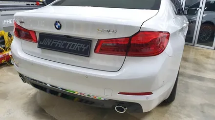 BMW G30 530i 디퓨저랩핑+사이드데칼[#화성랩핑#동탄랩핑#수원랩핑#진팩토리#BMW사이드데칼#BMW포인트랩핑#G30디퓨저랩핑] / 화성 동탄