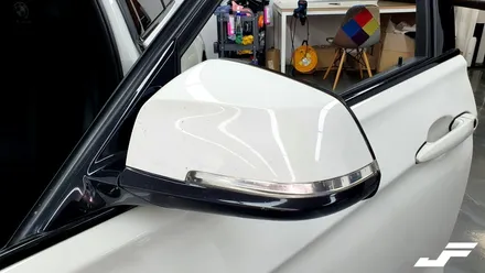 BMW F30 3시리즈 실내랩핑+사이드미러+스플리터랩핑[#화성랩핑#오산랩핑#동탄랩핑#진팩토리#BMWF30#F30랩핑#포인트랩핑#BMW실내랩핑] / 화성 남여울