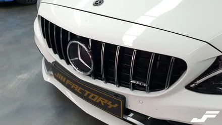 벤츠 C63S AMG 크롬딜리트 랩핑[#화성랩핑#오산랩핑#동탄랩핑#수원랩핑#진팩토리#동탄크롬딜리트#수원크롬딜리트#벤츠크롬딜리트#벤츠C63AMG크롬죽이기 / 화성 동탄