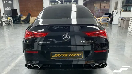 벤츠 CLA45S AMG 크롬딜리트+포인트랩핑[#화성랩핑#오산랩핑#수원랩핑#동탄랩핑#진팩토리#CLA45SAMG#벤츠크롬딜리트#벤츠포인트랩핑#CLA랩핑] / 화성 동탄
