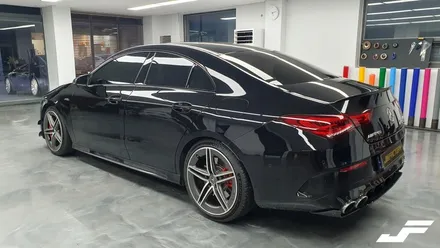 벤츠 CLA45S AMG 크롬딜리트+포인트랩핑[#화성랩핑#오산랩핑#수원랩핑#동탄랩핑#진팩토리#CLA45SAMG#벤츠크롬딜리트#벤츠포인트랩핑#CLA랩핑] / 화성 동탄