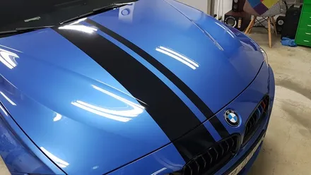 BMW F30320D M퍼포먼스 스트라이프데칼+M퍼포먼스 사이드데칼[수원랩핑+동탄랩핑+진팩토리+BMW데칼+F30데칼+M퍼포먼스데칼+BMW스트라이프데칼+본넷데칼+BMW튜닝] / 화성 동탄