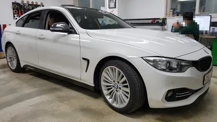 BMW 420D그란쿠페 루프스킨+사이드데칼+포인트랩핑[수원랩핑+동탄랩핑+진팩토리+420D루프스킨+M퍼포먼스데칼+BMW포인트랩핑] / 화성 동탄