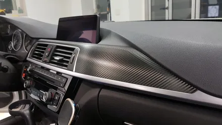 BMW F30 3시리즈 실내 카본랩핑 [수원랩핑+동탄랩핑+진팩토리+BMW실내랩핑+F30실내랩핑+3시리즈실내랩핑+320D실내랩핑] / 화성 동탄
