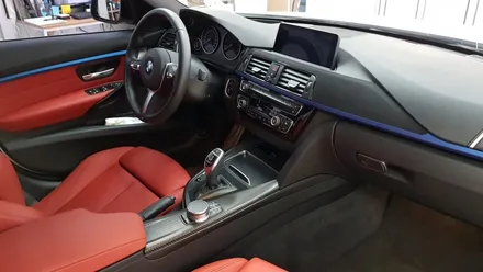 BMW F30 3시리즈 실내랩핑+그릴랩핑+사이드미러랩핑[수원랩핑+동탄랩핑+화성랩핑+진팩토리+BMW실내랩핑+BMW그릴랩핑+사이드미러랩핑+F30실내+F30그릴랩핑] / 화성 동탄