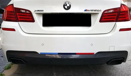 BMW F10 550i 3색포인트데칼 [#수원랩핑#동탄랩핑#화성랩핑#진팩토리#BMW3색데칼#BMW포인트데칼#F10포인트랩핑] / 화성 동탄