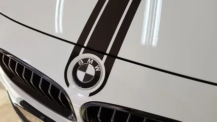 BMW F30 3시리즈 본넷포인트데칼[#화성랩핑#동탄랩핑#수원랩핑#진팩토리#F30데칼#BMW본넷데칼#BMW포인트데칼#3시리즈데칼] / 화성 동탄
