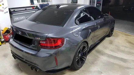 BMW F87 M2 에어로파츠 장착 [#화성랩핑#동탄랩핑#수원랩핑#진팩토리#BMW파츠#BMW프론트립#BMW에어로파츠#튜닝파츠#M2프론트립#M2사이드립] / 화성 동탄