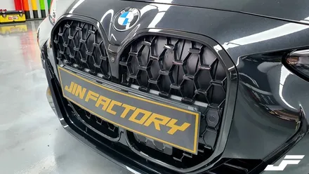 BMW G22 4시리즈 그릴랩핑+디퓨져랩핑[#화성랩핑#오산랩핑#동탄랩핑#진팩토리#BMWG22#신형4시리즈#BMW그릴랩핑#포인트랩핑] / 화성 남여울