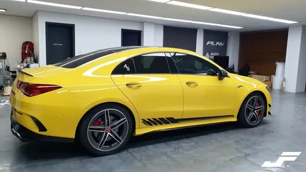 벤츠 CLA45S AMG 사이드데칼 [#화성랩핑#오산랩핑#동탄랩핑#진팩토리#벤츠랩핑#벤츠사이드데칼#AMG데칼#CLA45SAMG] / 화성 동탄