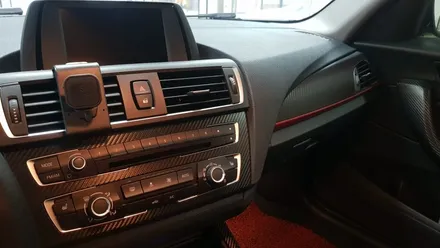 BMW 118D실내카본랩핑[수원랩핑+동탄랩핑+진팩토리+1시리즈실네+118D실내랩핑+실내카본랩핑+BMW실내랩핑] / 화성 동탄