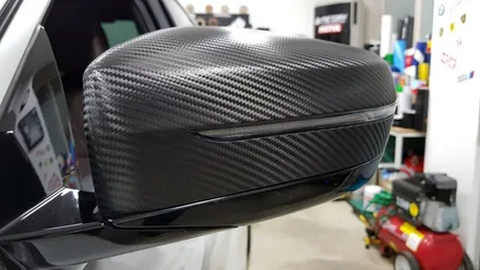 BMW G30  5시리즈 그릴랩핑+사이드미러랩핑[수원랩핑+동탄랩핑+진팩토리+BMW그릴랩핑+G30그릴랩핑+5시리즈그릴랩핑+사이드미러랩핑+카본랩핑] / 화성 동탄