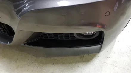 BMW F30 순정사이드데칼 + 프론트 스플리터랩핑[#수원랩핑#동탄랩핑#진팩토리#화성랩핑#스플리터랩핑#사이드데칼#M퍼포먼스데칼#F30사이드데칼#BMW랩핑] / 화성 동탄