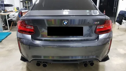 BMW F87 M2 에어로파츠 장착 [#화성랩핑#동탄랩핑#수원랩핑#진팩토리#BMW파츠#BMW프론트립#BMW에어로파츠#튜닝파츠#M2프론트립#M2사이드립] / 화성 동탄