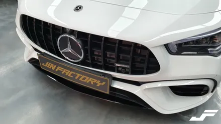 벤츠 CLA45S AMG 나이트패키지 랩핑[#화성랩핑#오산랩핑#동탄랩핑#수원랩핑#진팩토리#벤츠CLA445S#벤츠나이트패키지#벤츠크롬죽이기 / 화성 남여울