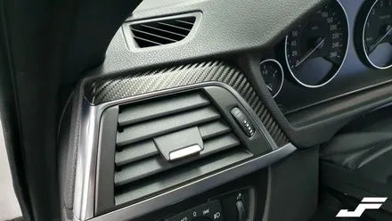 BMW F32 4시리즈쿠페 실내 카본랩핑[#화성랩핑#오산랩핑#동탄랩핑#진팩토리#실내랩핑#BMW실내랩핑#실내카본랩핑#F32실내카본랩핑] / 화성 남여울