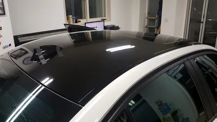BMW F30 320D 루프스킨+사이드미러랩핑+사이드데칼[수원랩핑+동탄랩핑+진팩토리+BMW3시리즈+320D루프스킨+F30사이드데칼+BMW사이드미러랩핑+BMW그릴랩핑] / 화성 동탄