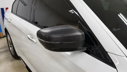 BMW G30 사이드데칼+사이드미러+그릴 포인트랩핑[수원랩핑+동탄랩핑+진팩토리+5시리즈+G305시리즈+G30사이드미러+G30M퍼포먼스데칼+BMW사이드데칼] / 화성 동탄