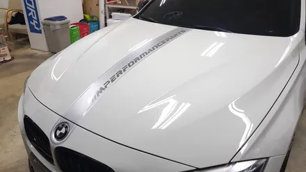 BMW F30 328i 본넷 라인데칼[수원랩핑+동탄랩핑+진팩토리+BMW 3시리즈+F30데칼+F30라인데칼+BMW본넷데칼+F30포인트랩핑] / 화성 동탄