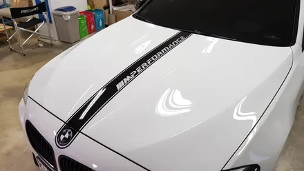BMW F10 5시리즈 본넷데칼+스플리터랩핑[수원랩핑+동탄랩핑+진팩토리+BMW5시리즈+F10스플리터랩핑+BMW스플리터+BMW포인트랩핑] / 화성 동탄