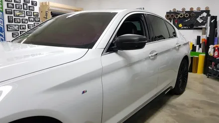 BMW G30  5시리즈 그릴랩핑+사이드미러랩핑[수원랩핑+동탄랩핑+진팩토리+BMW그릴랩핑+G30그릴랩핑+5시리즈그릴랩핑+사이드미러랩핑+카본랩핑] / 화성 동탄