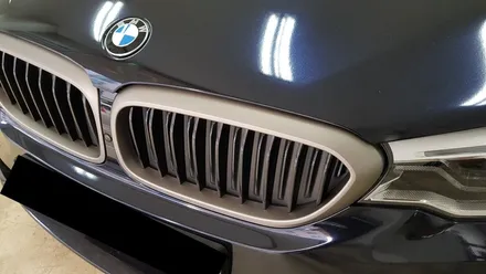 BMW G30 5시리즈 포인트랩핑+그릴랩핑[수원랩핑+동탄랩핑+진팩토리+BMW포인트랩핑+5시리즈크롬랩핑+G30포인트랩핑+G30그릴랩핑+G30사이드미러랩핑] / 화성 동탄