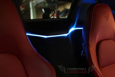 포르쉐 718 박스터 엠비언트 라이트 무드등 실내 LED 예쁘다 :) / 서울 중랑