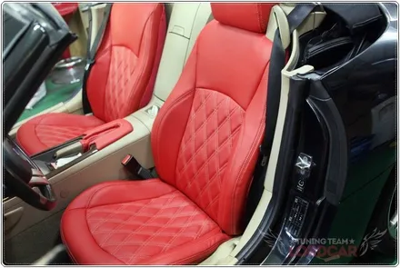 BMW Z4 튜닝 :: 천연가죽시트로 풀 체인지 ! 역시 컨버터블 오픈카는 레드가 진리입니다 ~ / 서울 중랑