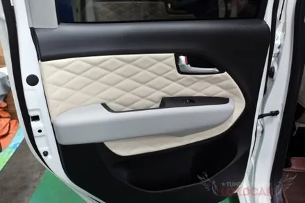 경차 레이 신형 실내를 \'새삥\'으로 ! 리무진시트,  도어, 빽패널, 엠보싱, 통풍 까지 / 서울 중랑