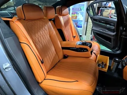 BMW F02 7시리즈 실내 커스텀, 에르메스 오렌지 제대로 터졌습니다 / 서울 중랑