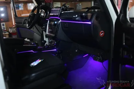 벤츠 지바겐 G63AMG 실내 엠비언트 라이트 전문샵에서 ! / 서울 중랑