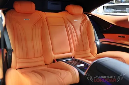 벤츠 S클래스 S63 AMG 쿠페 명품 오렌지색 나파가죽시트로 풀 체인지~ / 서울 중랑