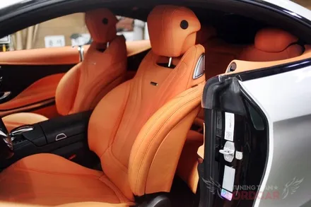 벤츠 S클래스 S63 AMG 쿠페 명품 오렌지색 나파가죽시트로 풀 체인지~ / 서울 중랑
