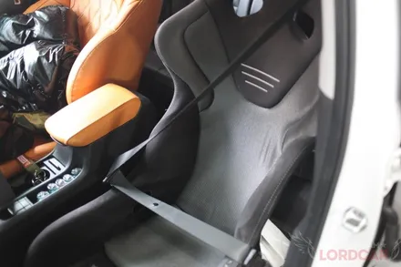 i30 pd 컬러안전벨트 구찌스타일로 오렌지색 리무진시트에 포인트! / 서울 중랑