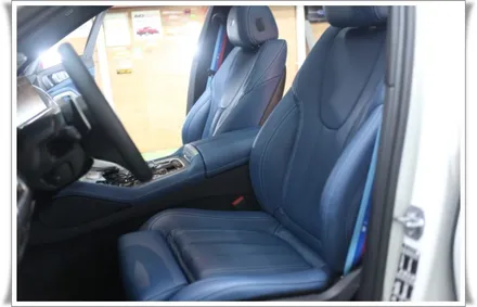 BMW X6 자동차시트교체 블루컬러 나파가죽으로 고급지게 ! / 서울 중랑