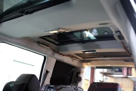 디스커버리4 리스토어! 천장 스웨이드 트리밍과 도색, 통풍시트 시공. / 서울 중랑