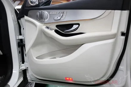 벤츠 glc 63amg 화이트 도색작업 및 트리밍으로 럭셔리카로 바꾸기! T라인, 1열백판,  도어트림 / 서울 중랑